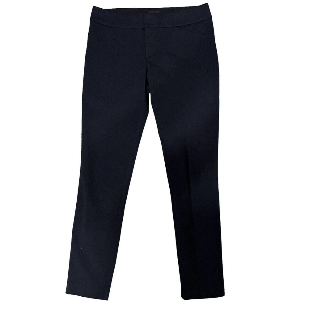 🌵 Cynthia Rowley Women's Flat Front Black Mid-Rise Dress Pants Workwear - Size 6